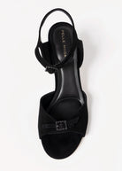 swatch_Black Suede pelle moda winny dress sandal
