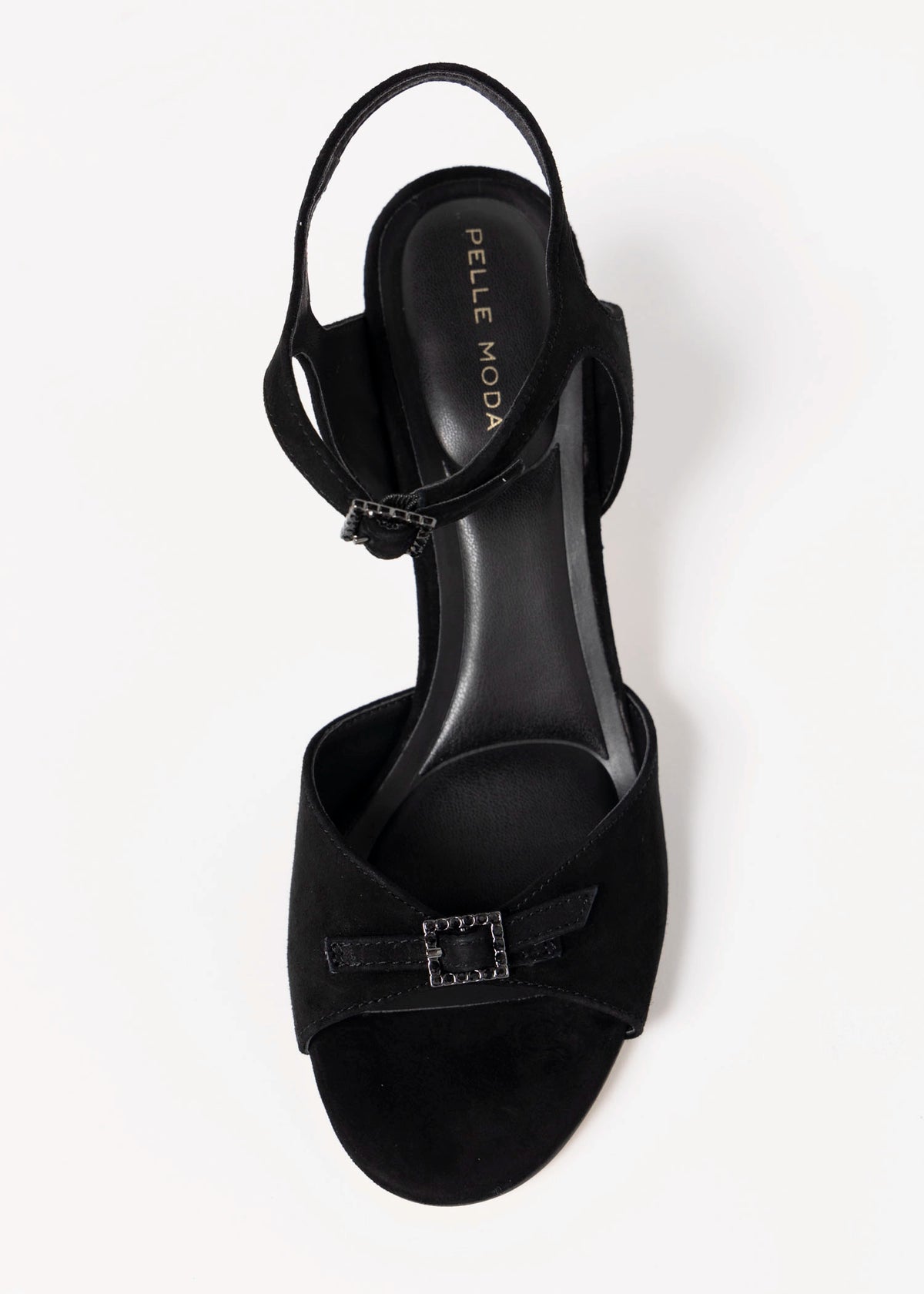 swatch_Black Suede pelle moda winny dress sandal