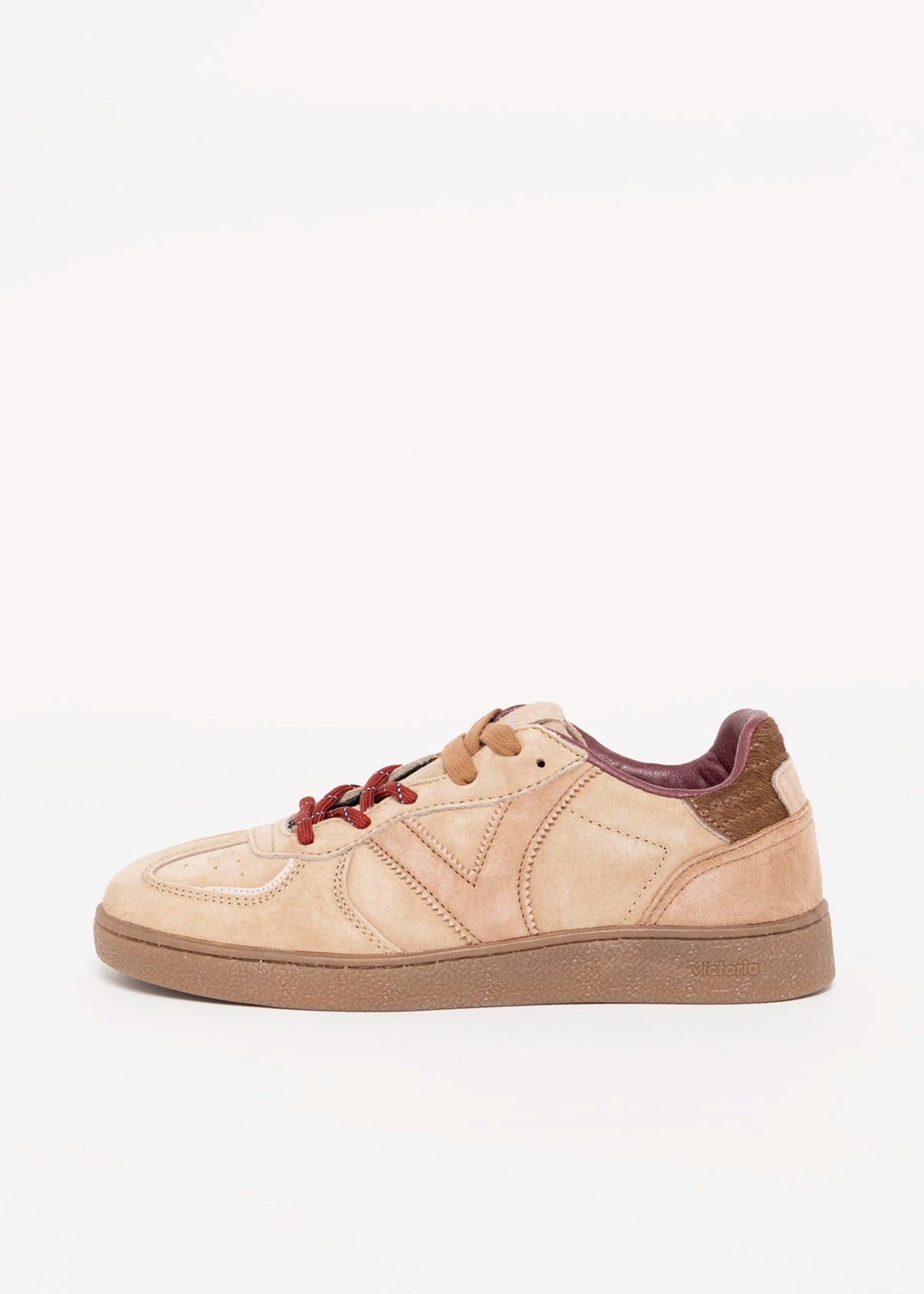 swatch_Beige Suede victoria londres double lace sneaker