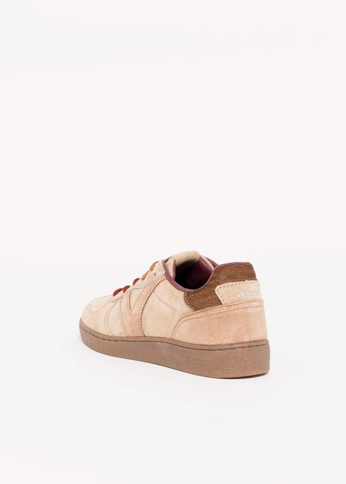 swatch_Beige Suede victoria londres double lace sneaker