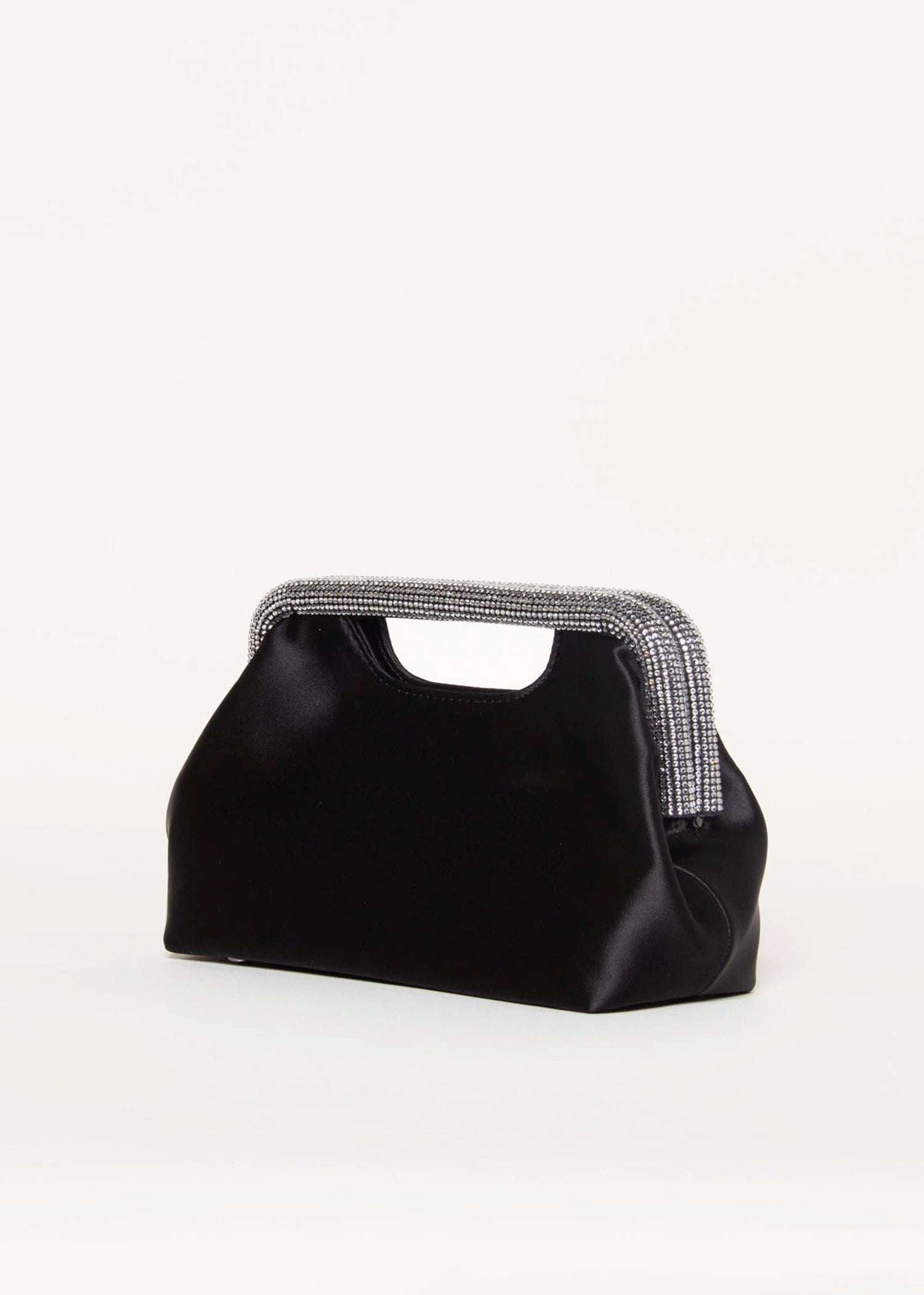 swatch_Black eleanor crystal handle bag clutches