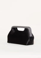 swatch_Black eleanor crystal handle bag clutches