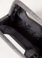 swatch_Black eleanor crystal handle bag clutches