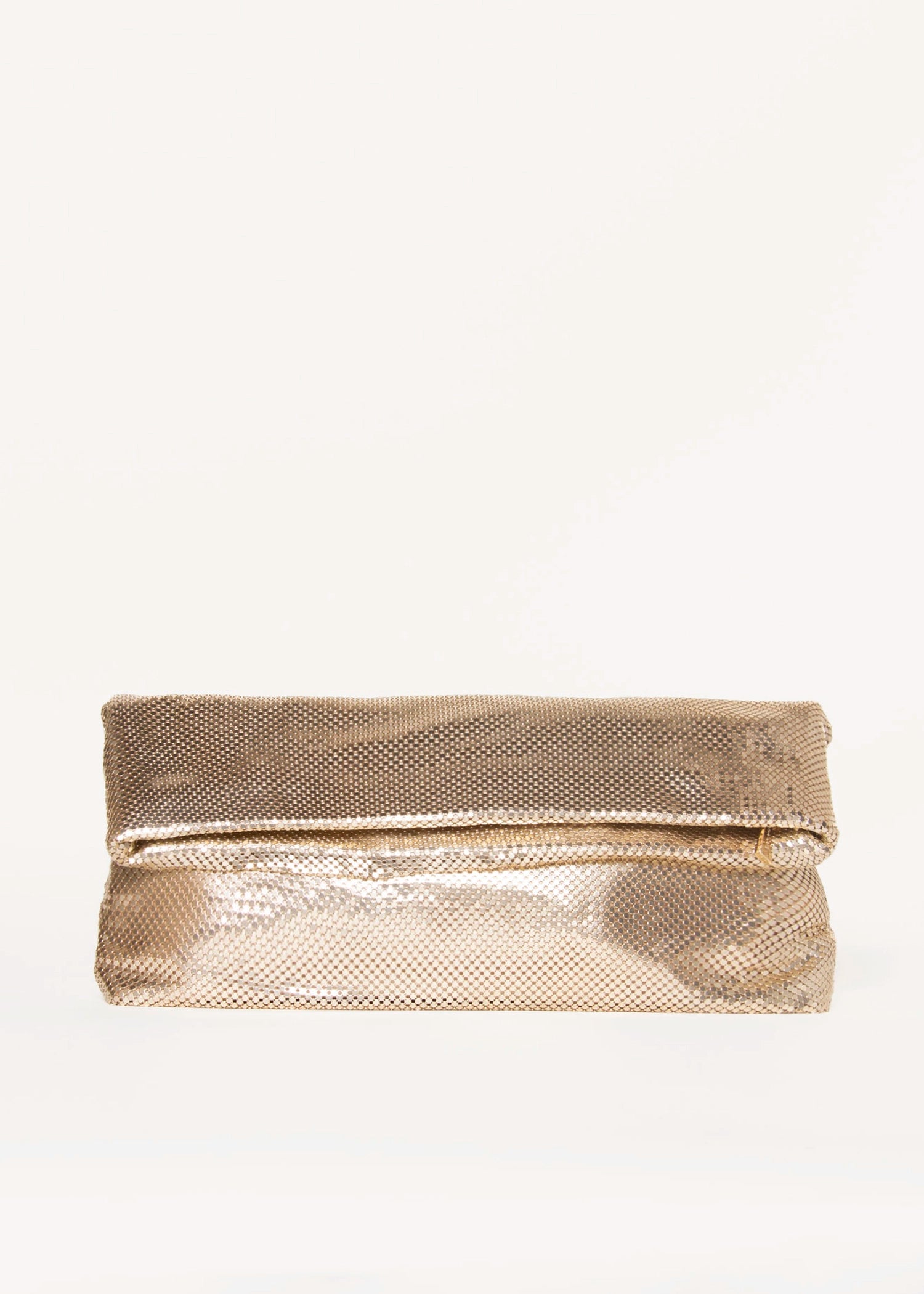 swatch_Gold clem oversized mesh clutch handbags