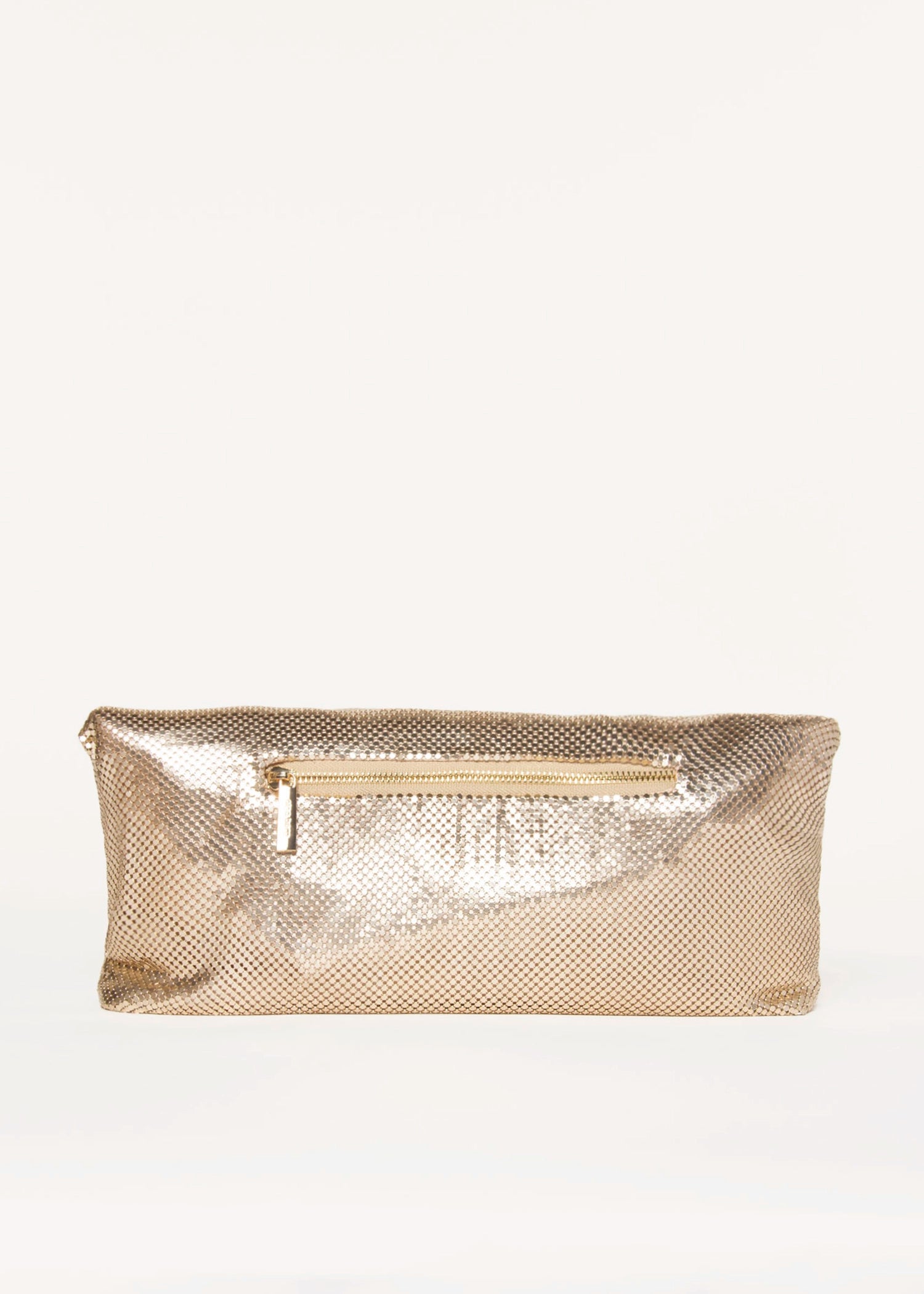 swatch_Gold clem oversized mesh clutch handbags