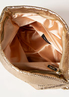swatch_Gold clem oversized mesh clutch handbags