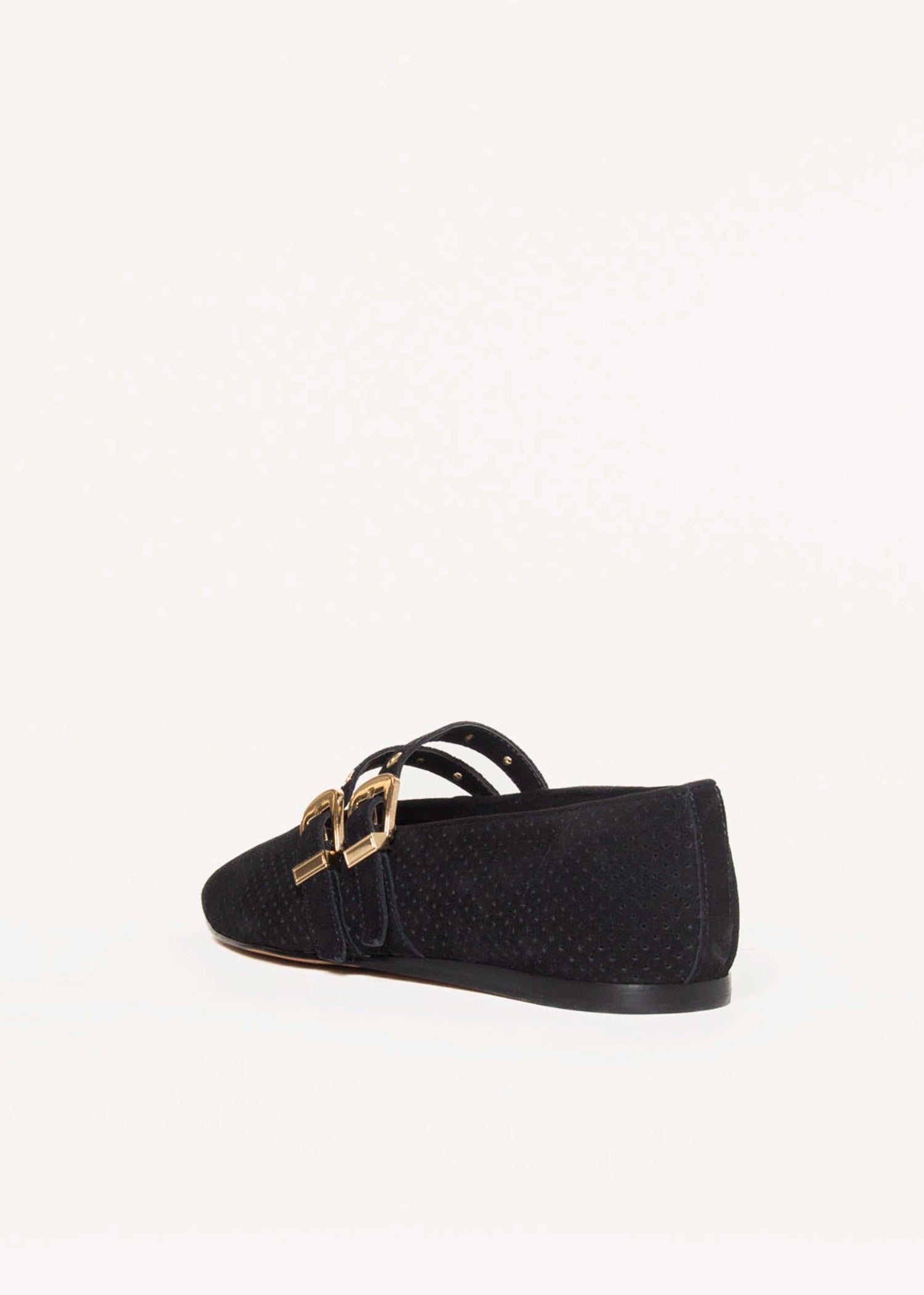 swatch_Onyx Suede baylee flat shoes