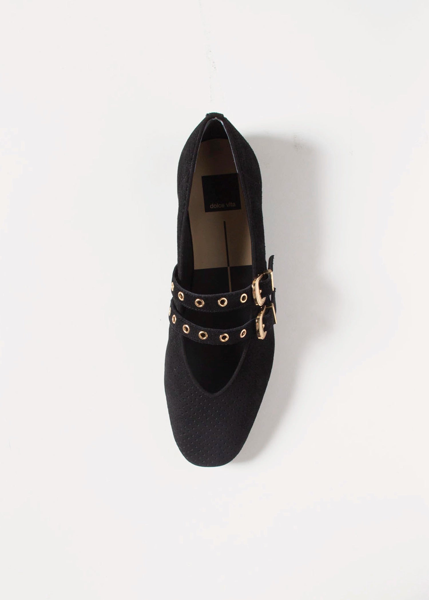swatch_Onyx Suede baylee flat shoes