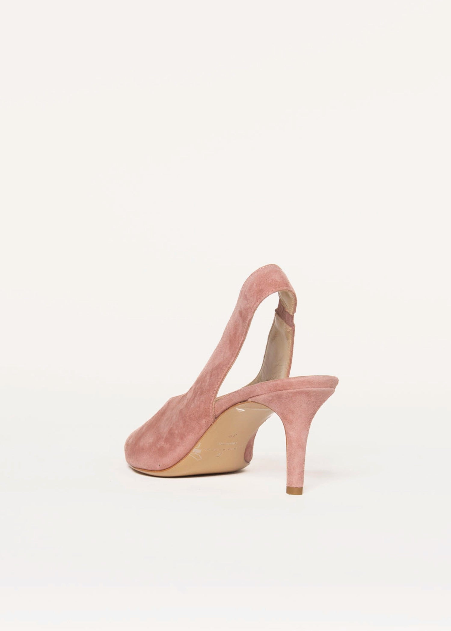 swatch_blush suede lupin slingback pump heels