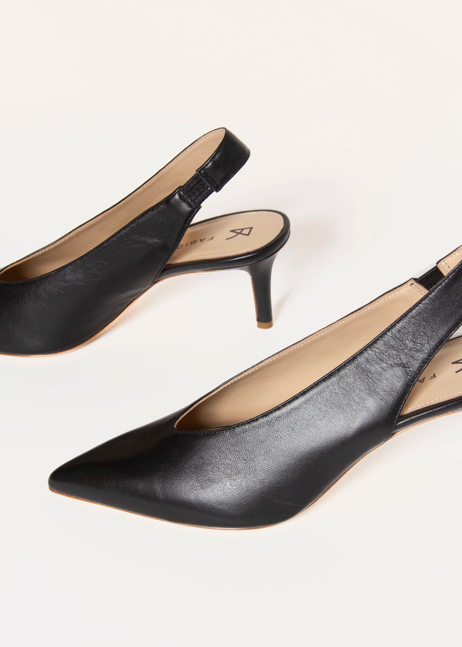 swatch_black leather lupin slingback pump heels