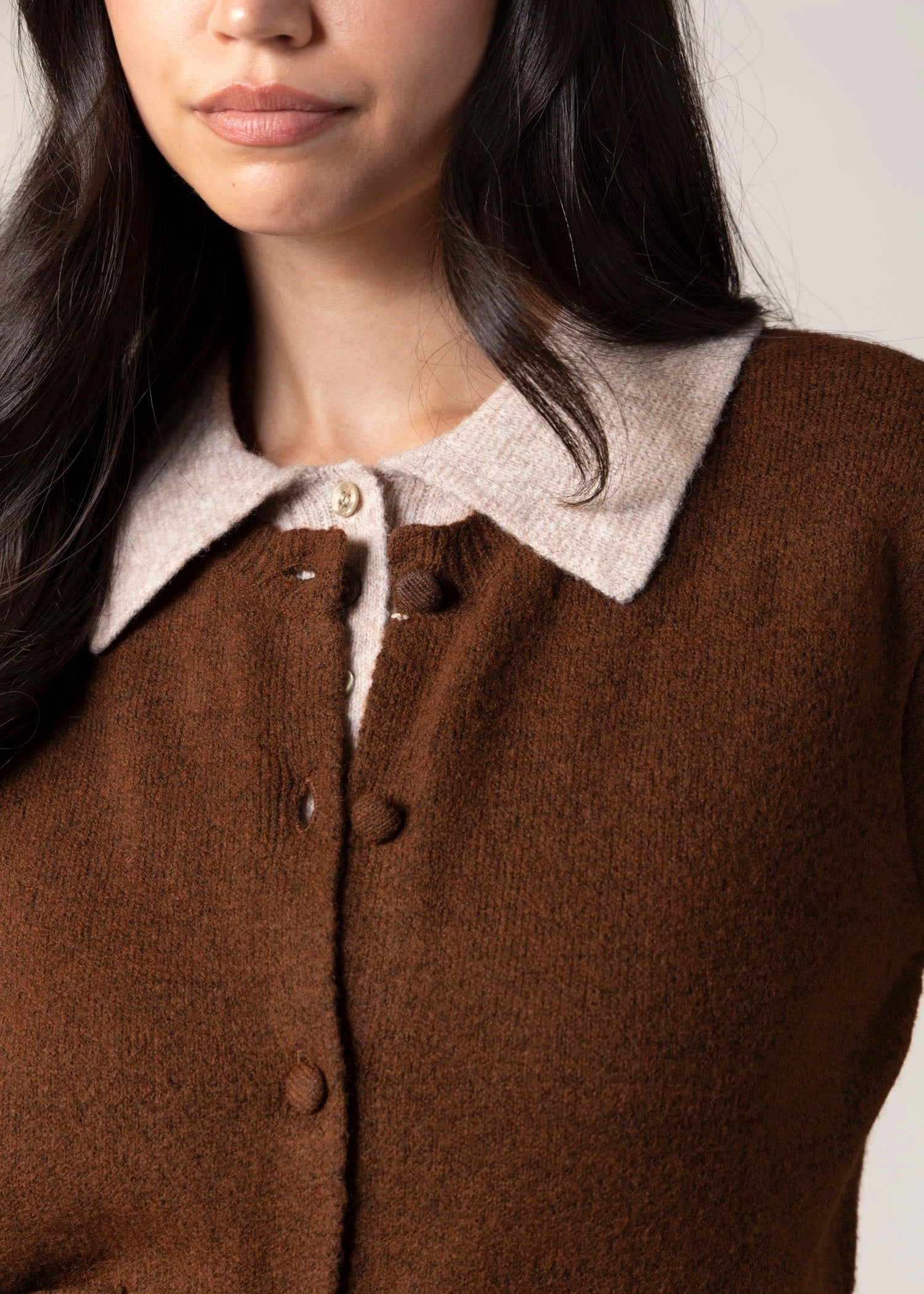 swatch_Chocolate blank nyc closer together sweater