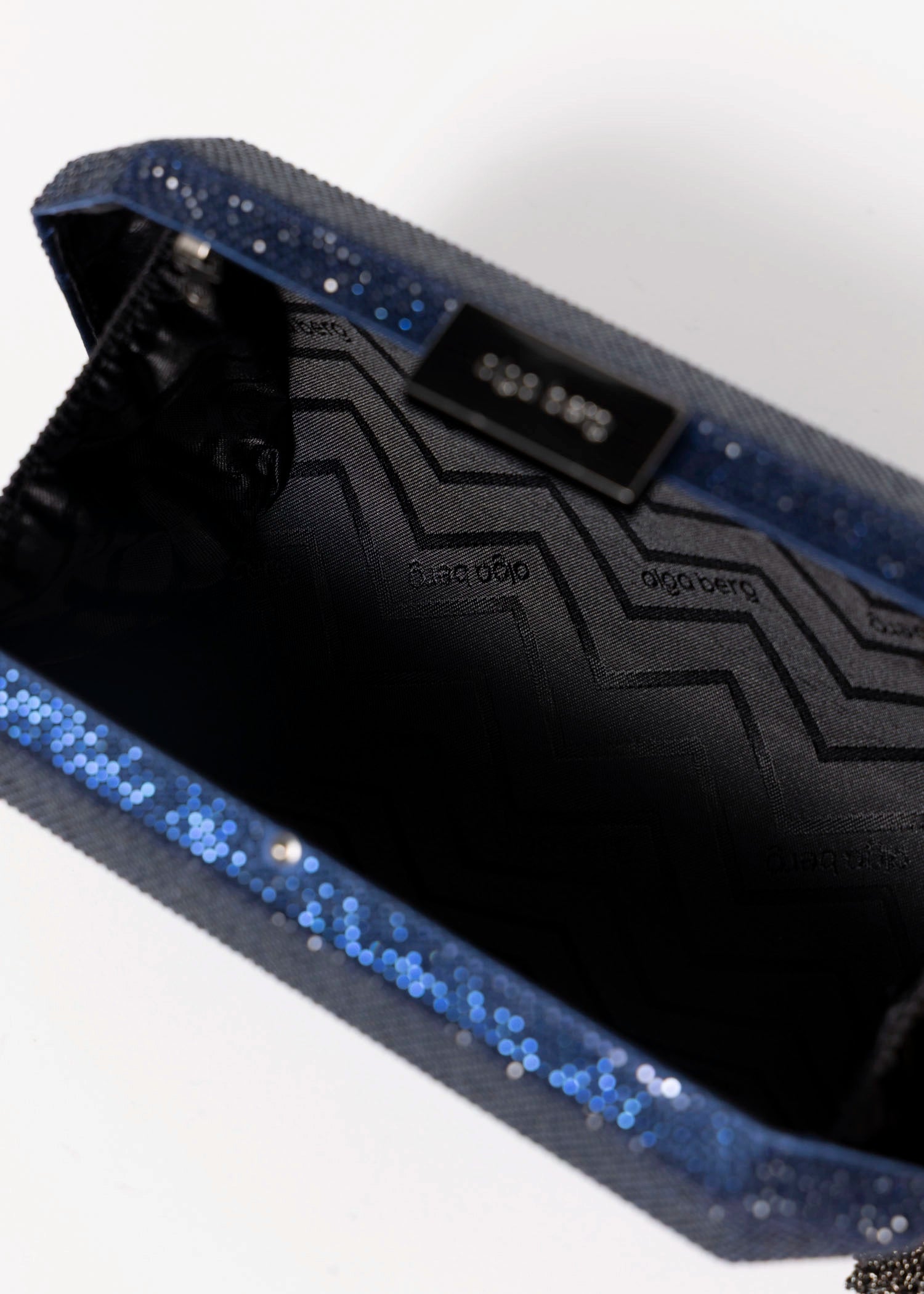 swatch_Navy olga berg gia crystal clutch