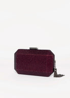swatch_Burgundy olga berg gia crystal clutch