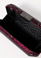 swatch_Burgundy olga berg gia crystal clutch