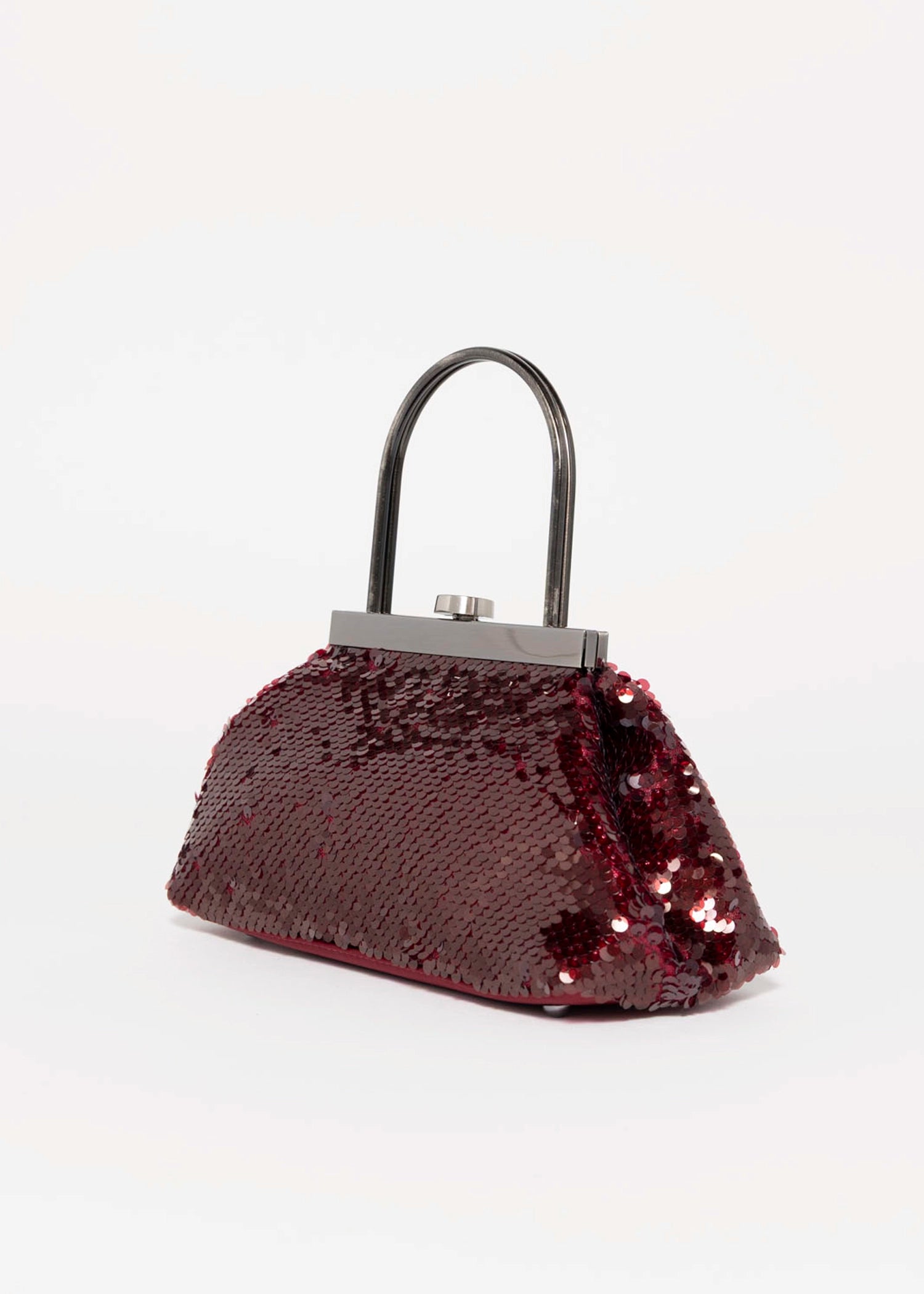 swatch_Burgundy olga berg tori sequin evening bag
