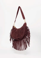 swatch_Burgundy demy italian suede fringe hobo bag