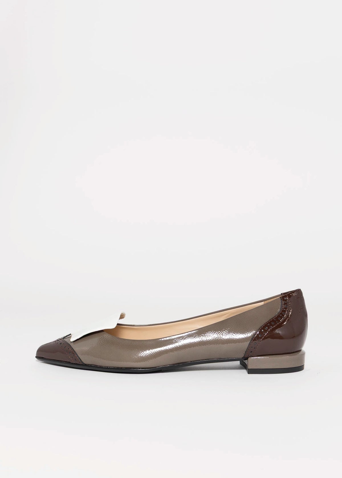 swatch_Taupe Multi fabio rusconi italian leather spectator flat