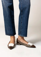 swatch_Taupe Multi fabio rusconi italian leather spectator flat