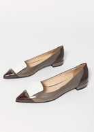 swatch_Taupe Multi fabio rusconi italian leather spectator flat