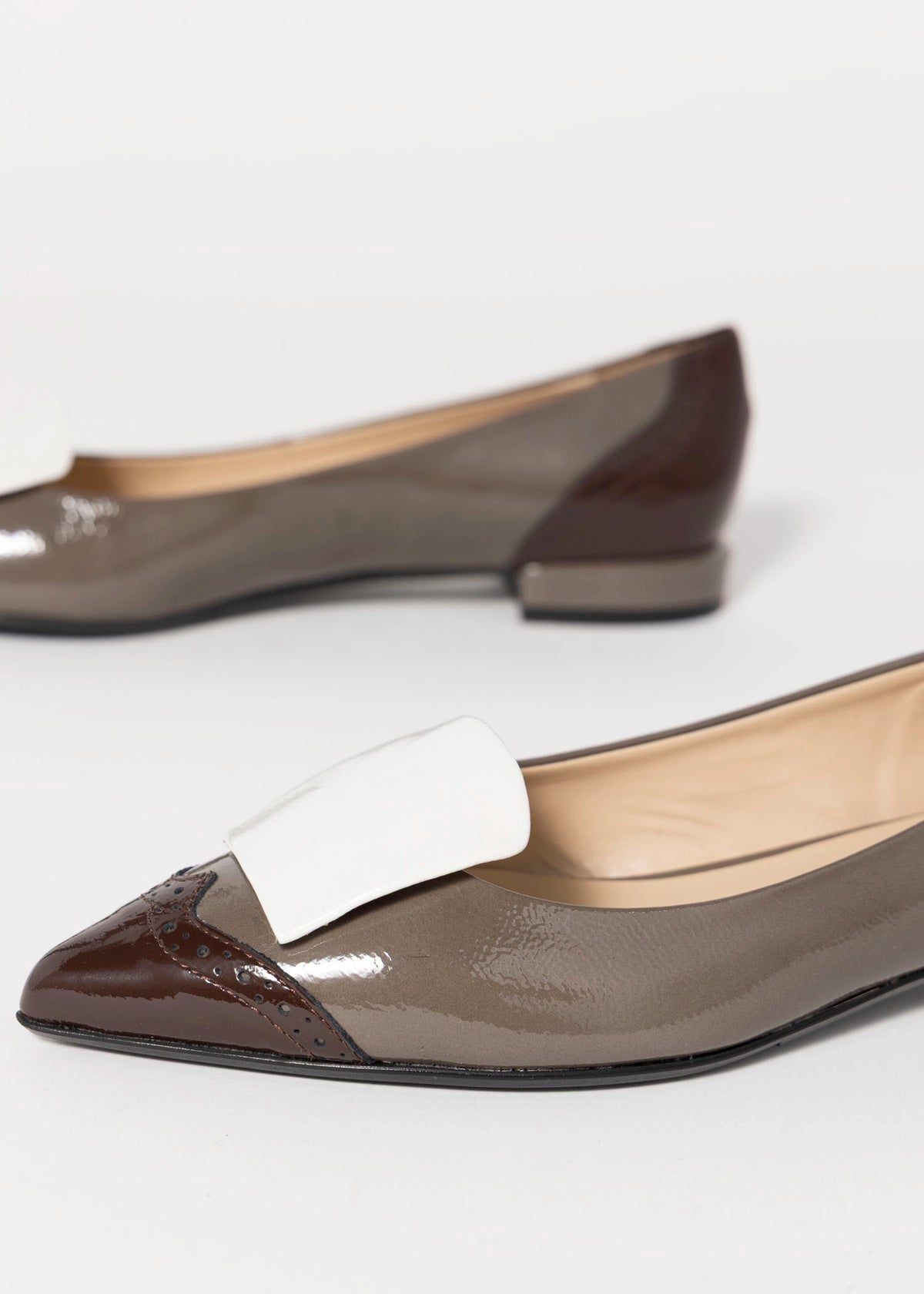 swatch_Taupe Multi fabio rusconi italian leather spectator flat