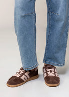 swatch_Coffee/Pink back70 mohair sneaker