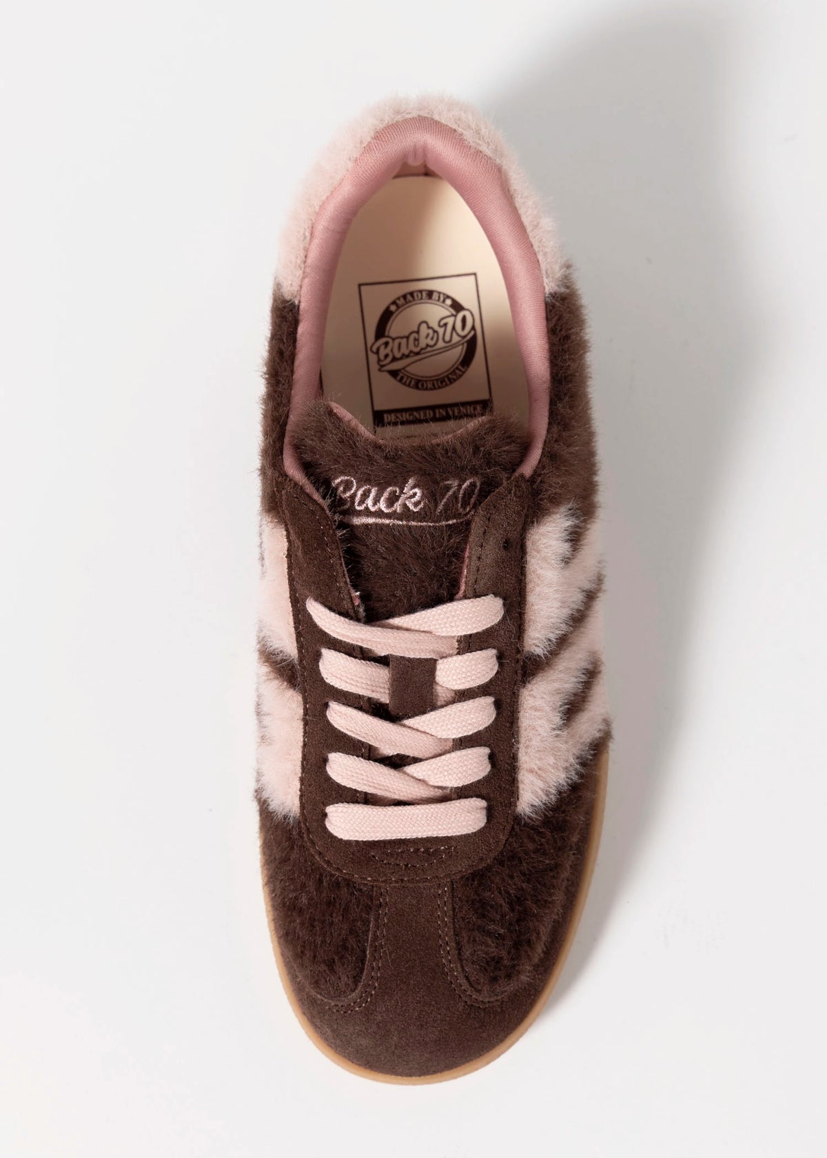 swatch_Coffee/Pink back70 mohair sneaker