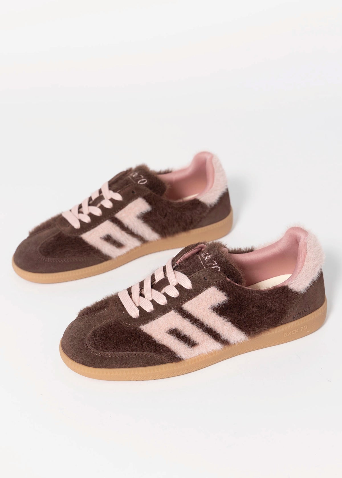 swatch_Coffee/Pink back70 mohair sneaker