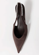 swatch_Cocoa Satin black suede studio jordyn satin slingback pump