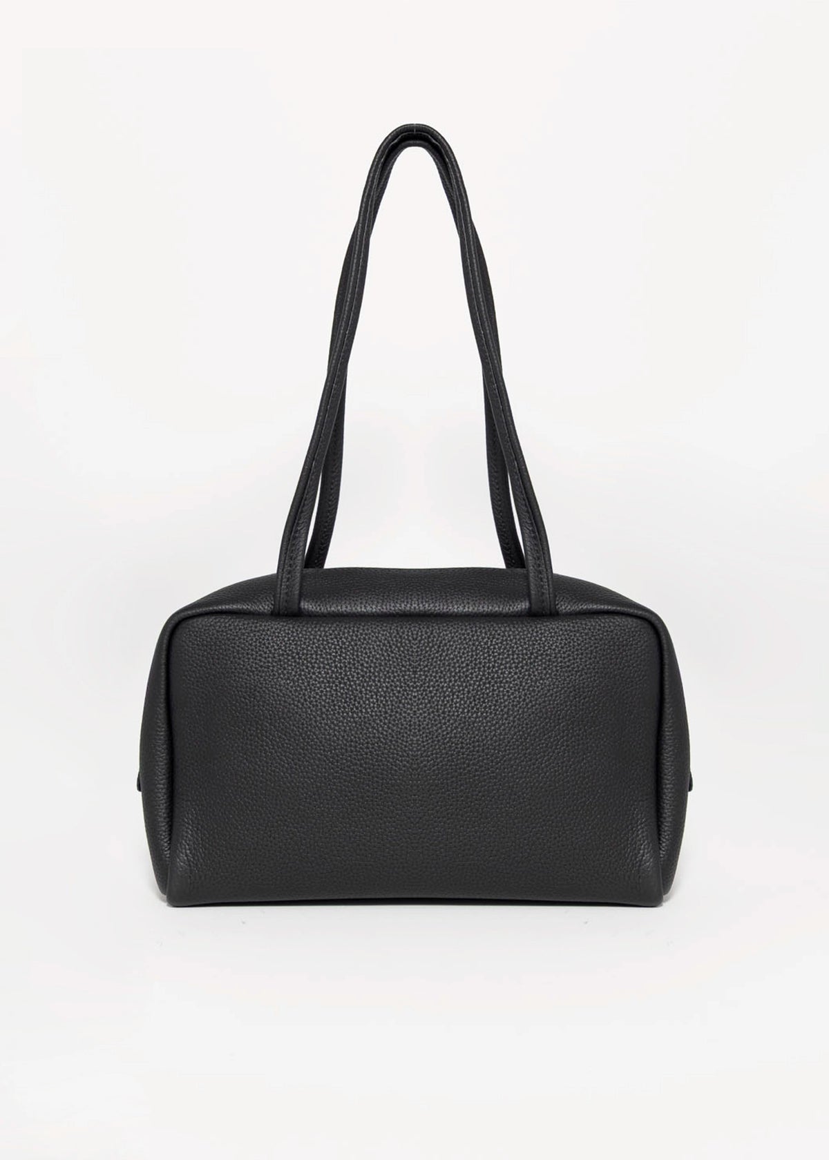 swatch_Black aga leather shoulder bag
