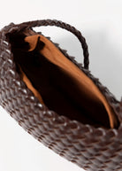 swatch_Chocolate sasha woven shoulder bag