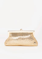 swatch_Gold olga berg zara mesh frame clutch