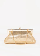 swatch_Gold olga berg zara mesh frame clutch
