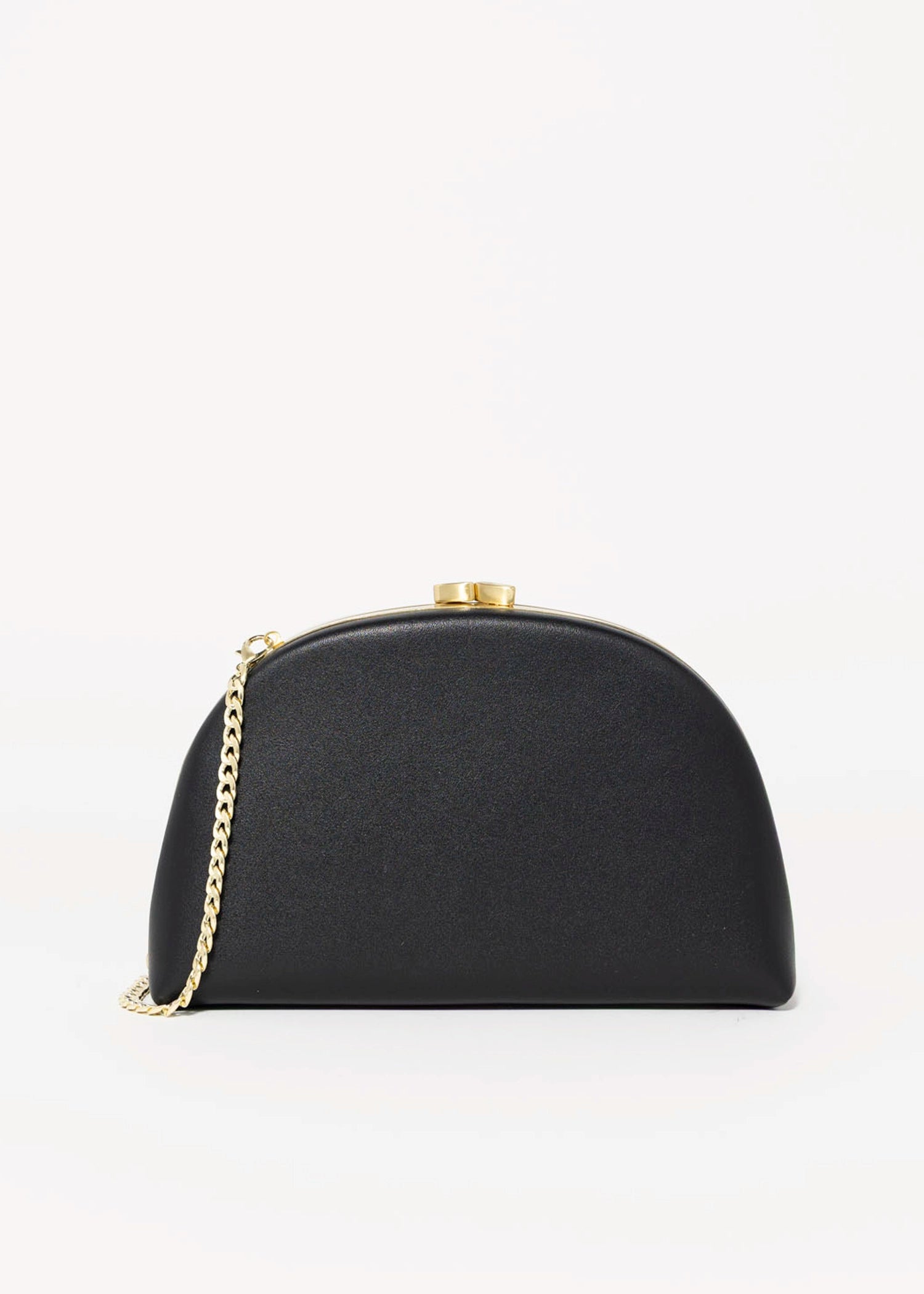 swatch_Black olga berg celeste curved clutch