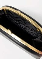 swatch_Black olga berg celeste curved clutch