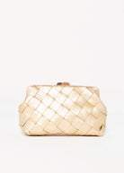 swatch_Gold olga berg quinn woven clutch