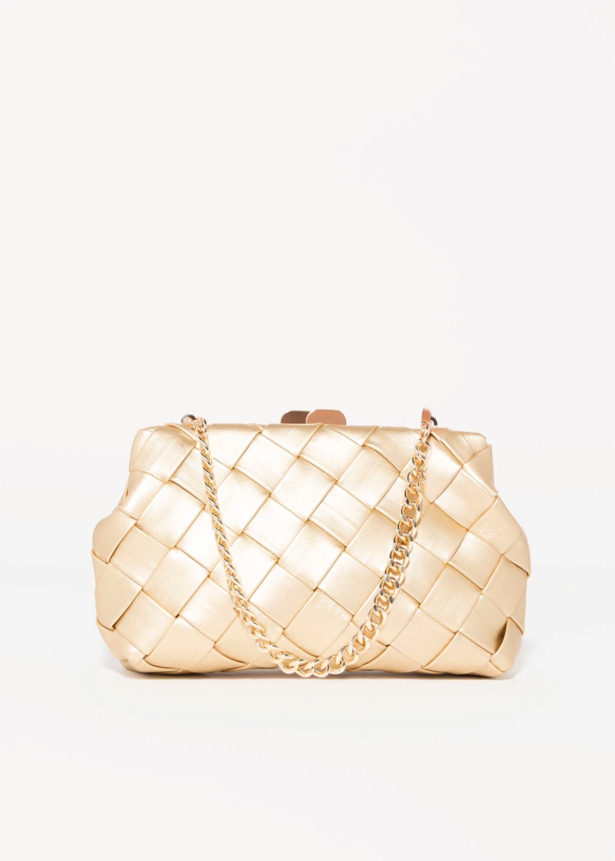 swatch_Gold olga berg quinn woven clutch
