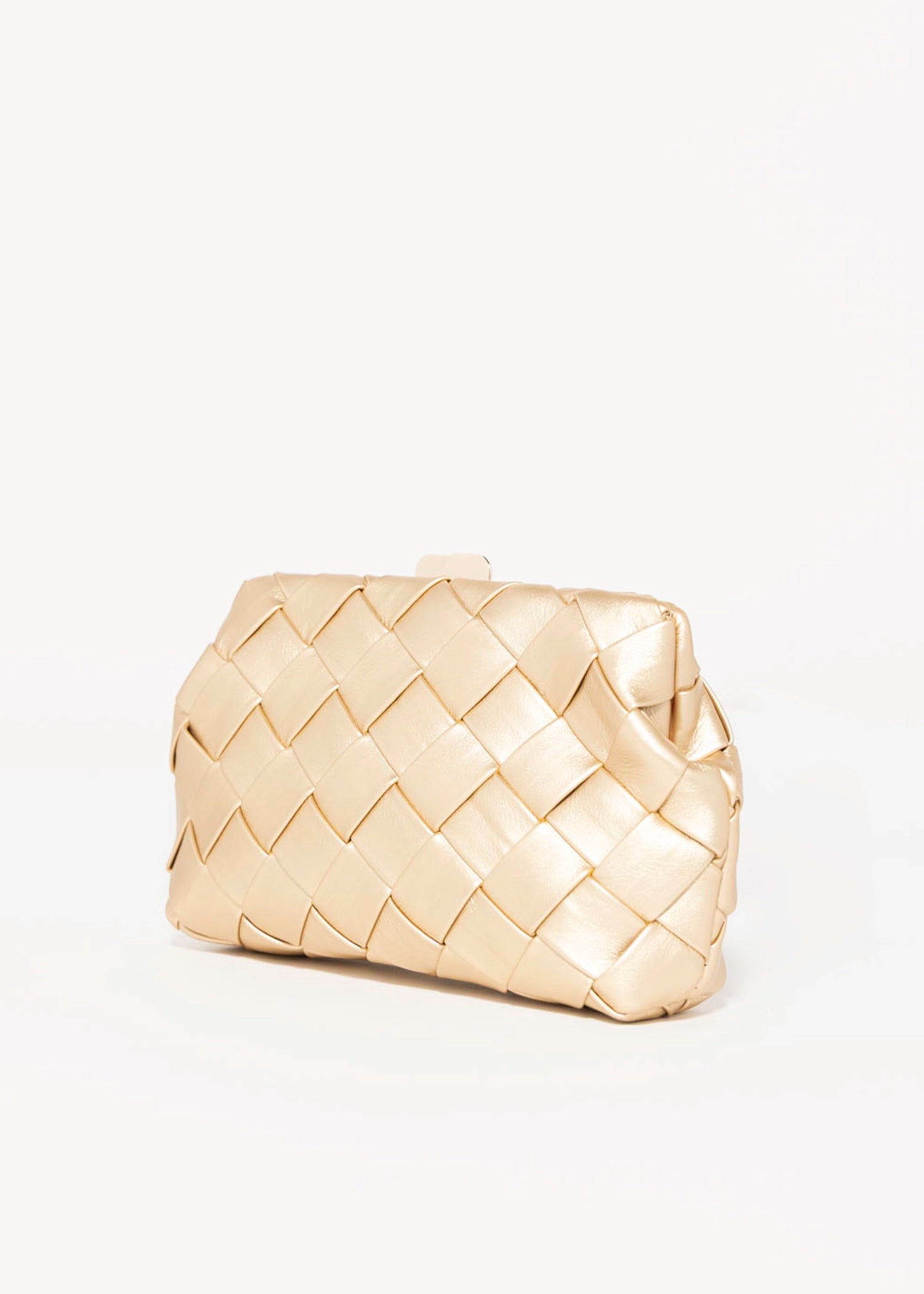 swatch_Gold olga berg quinn woven clutch