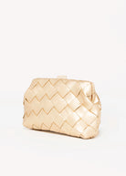 swatch_Gold olga berg quinn woven clutch