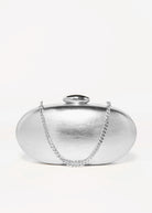 swatch_Silver olga berg yuzu oval clutch