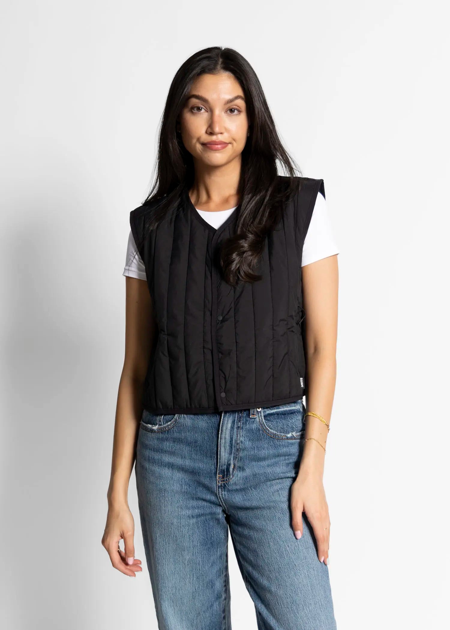 swatch_black banja liner vest apparel