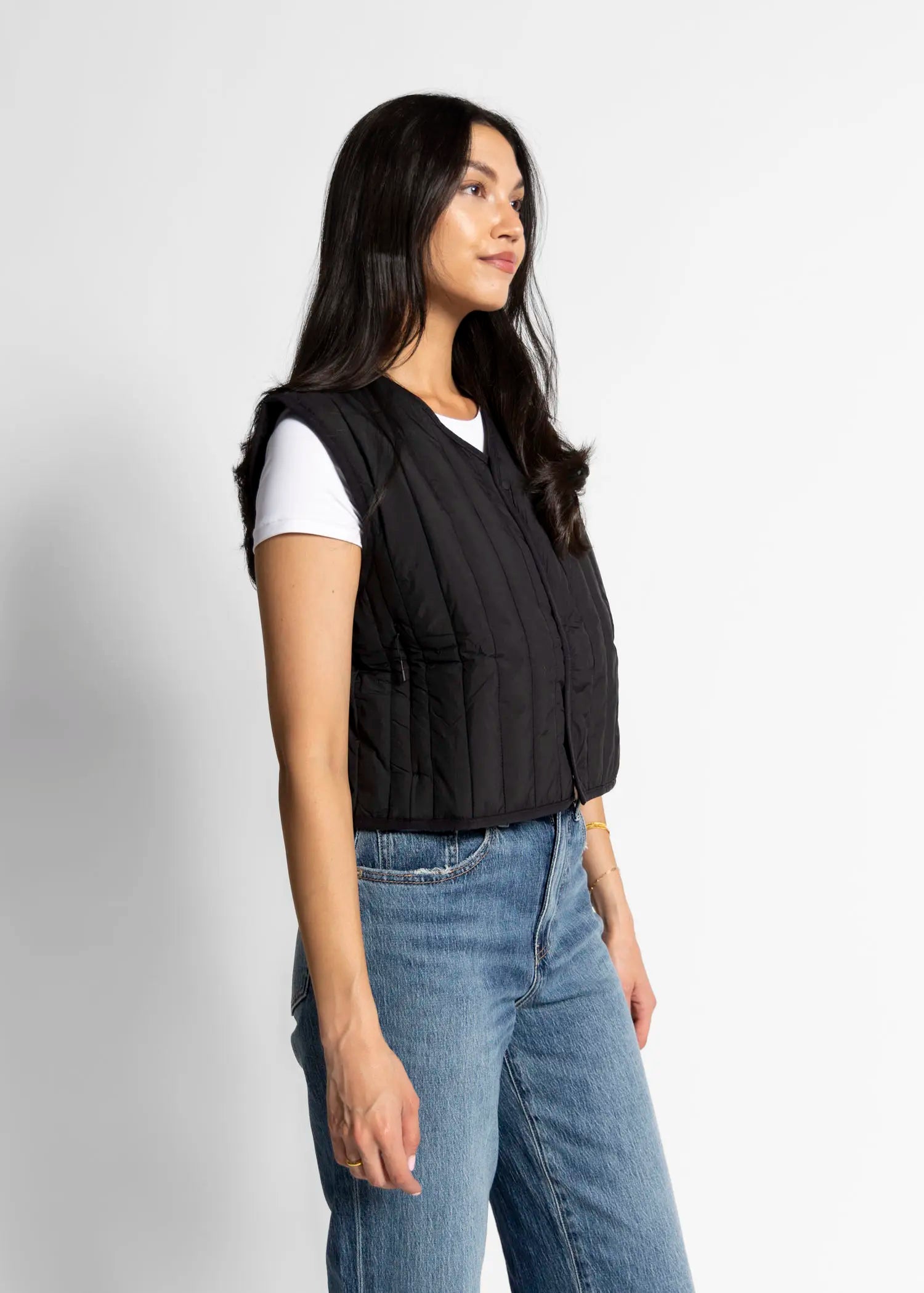 swatch_black banja liner vest apparel