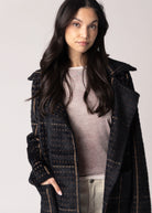 swatch_Black Multi sage the label marceau houndstooth coat
