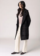 swatch_Black Multi sage the label marceau houndstooth coat