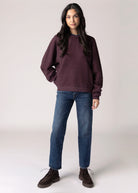 swatch_Cherry perfect white tee ziggy oversized sweatshirt