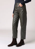 swatch_Fern daze denim westward coated barrel jean