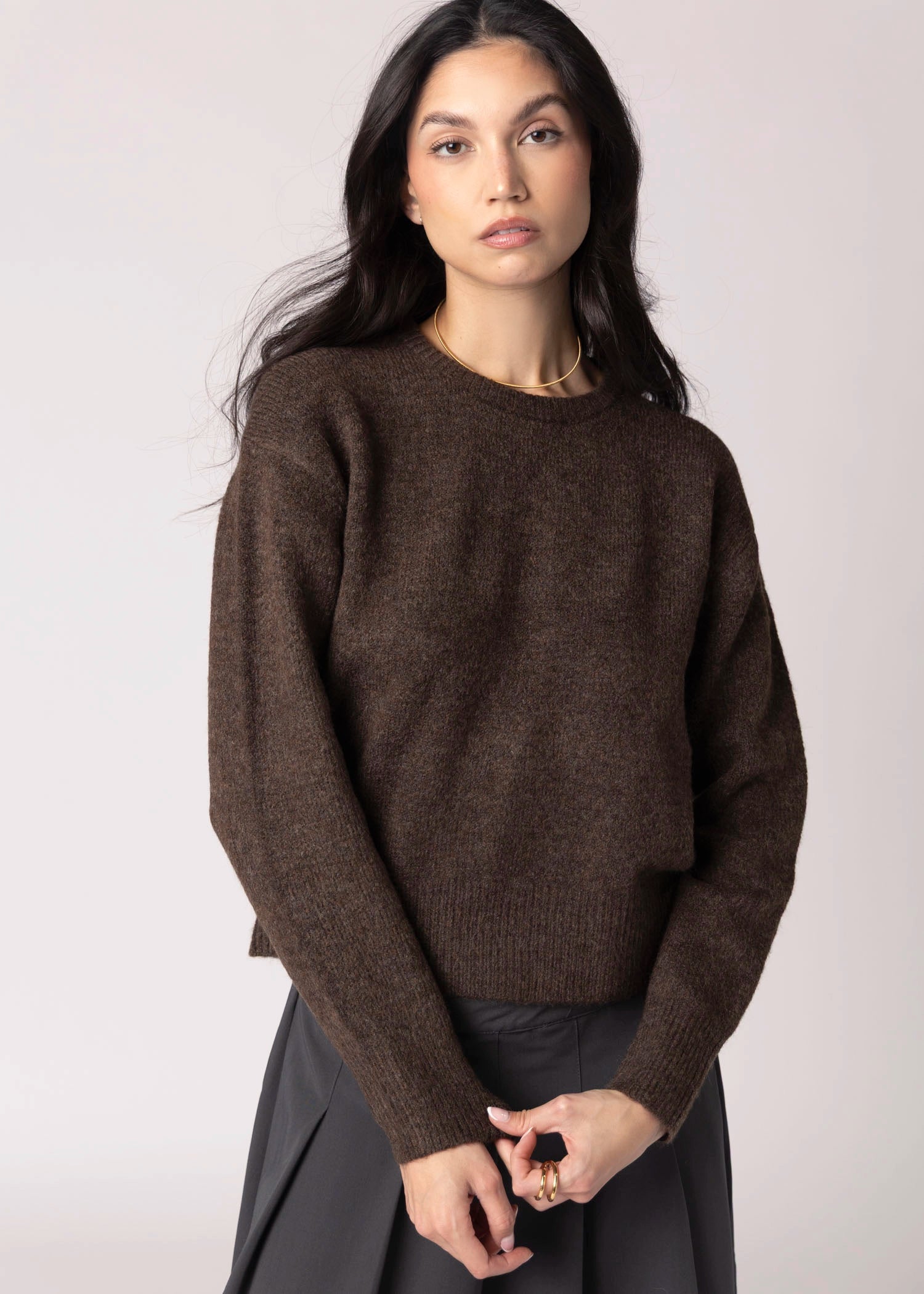 swatch_Chocolate john and jenn wilfred sweater