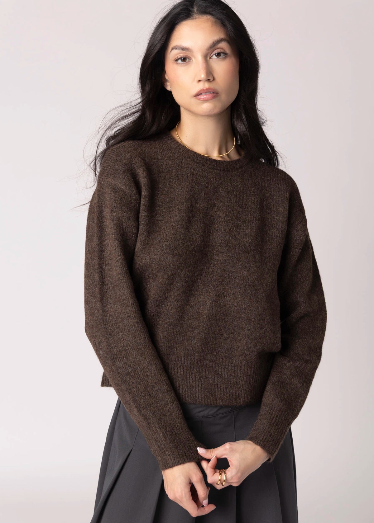 swatch_Chocolate john and jenn wilfred sweater