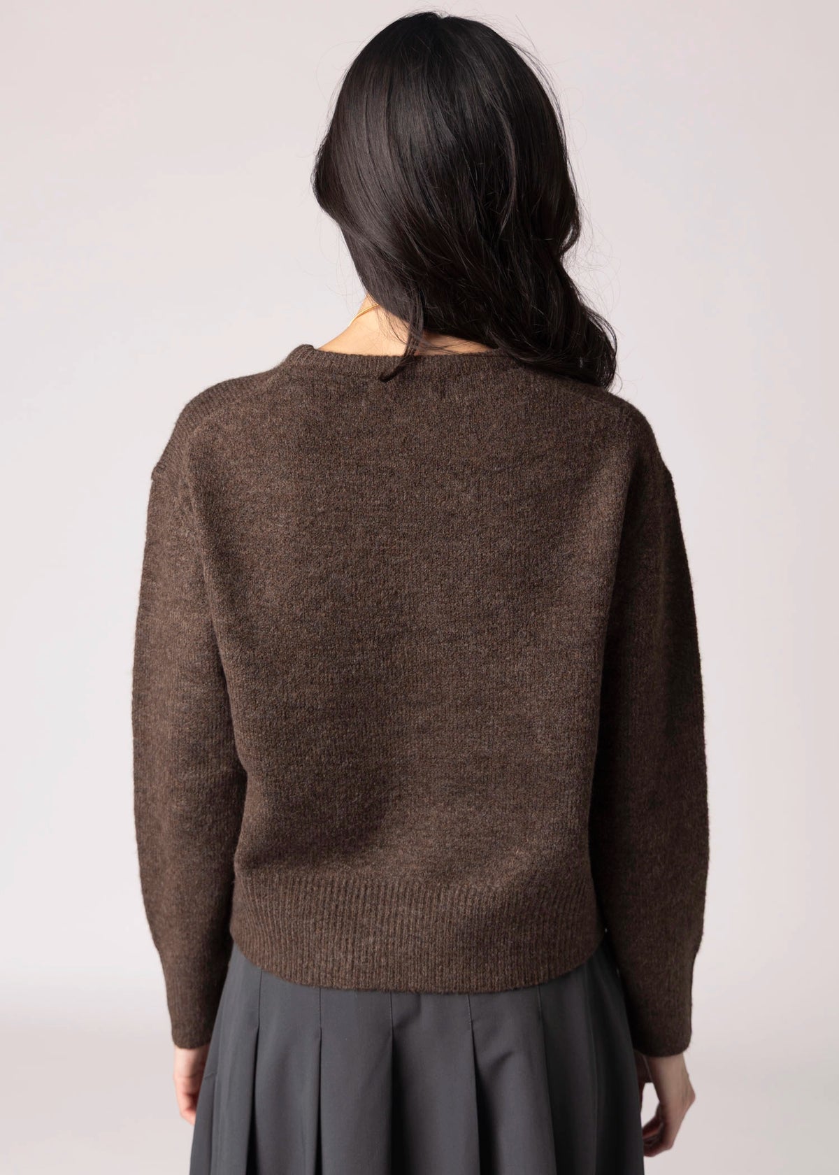 swatch_Chocolate john and jenn wilfred sweater
