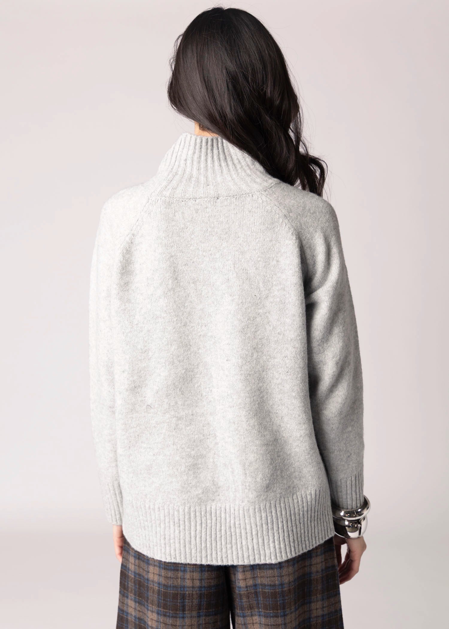 swatch_Grey Melange rd style anthousa oversized turtleneck sweater
