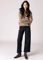 swatch_Camel john and jenn charlie v-neck sweater